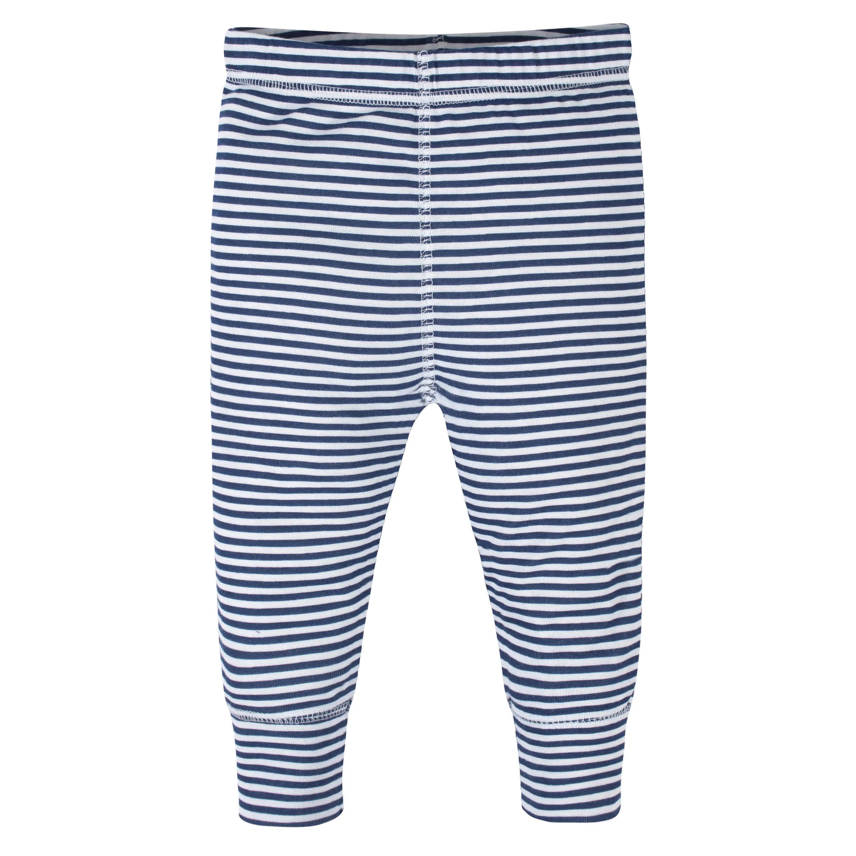 4-Pack Baby Boys Navy Stripes Pants