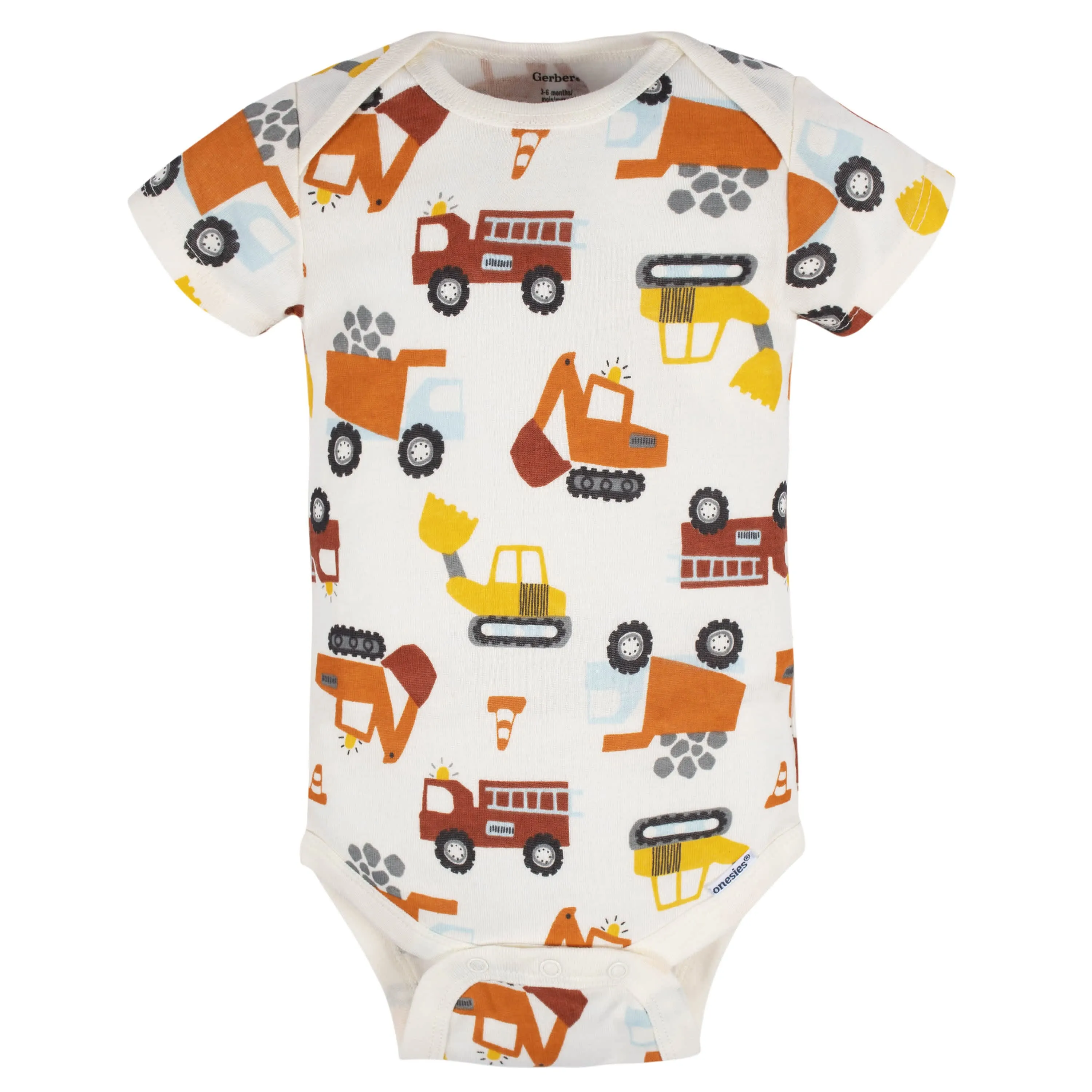 5-Pack Baby Boys Transportation Zone Onesies® Bodysuits