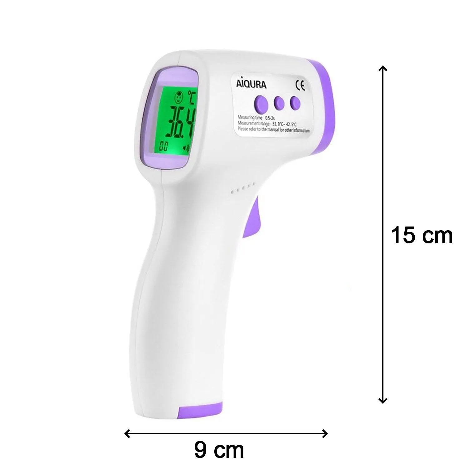 6069 Infrared Thermometer Non Contact IR Thermometer Forehead Temperature Gun