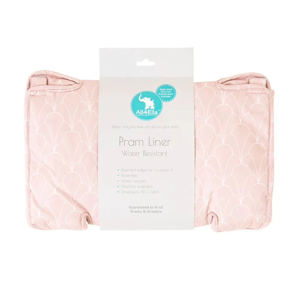 All4Ella Pram Liner Antique Blush