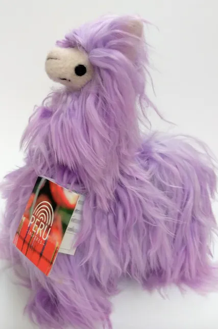 Alpaca Stuffed Animal Purple