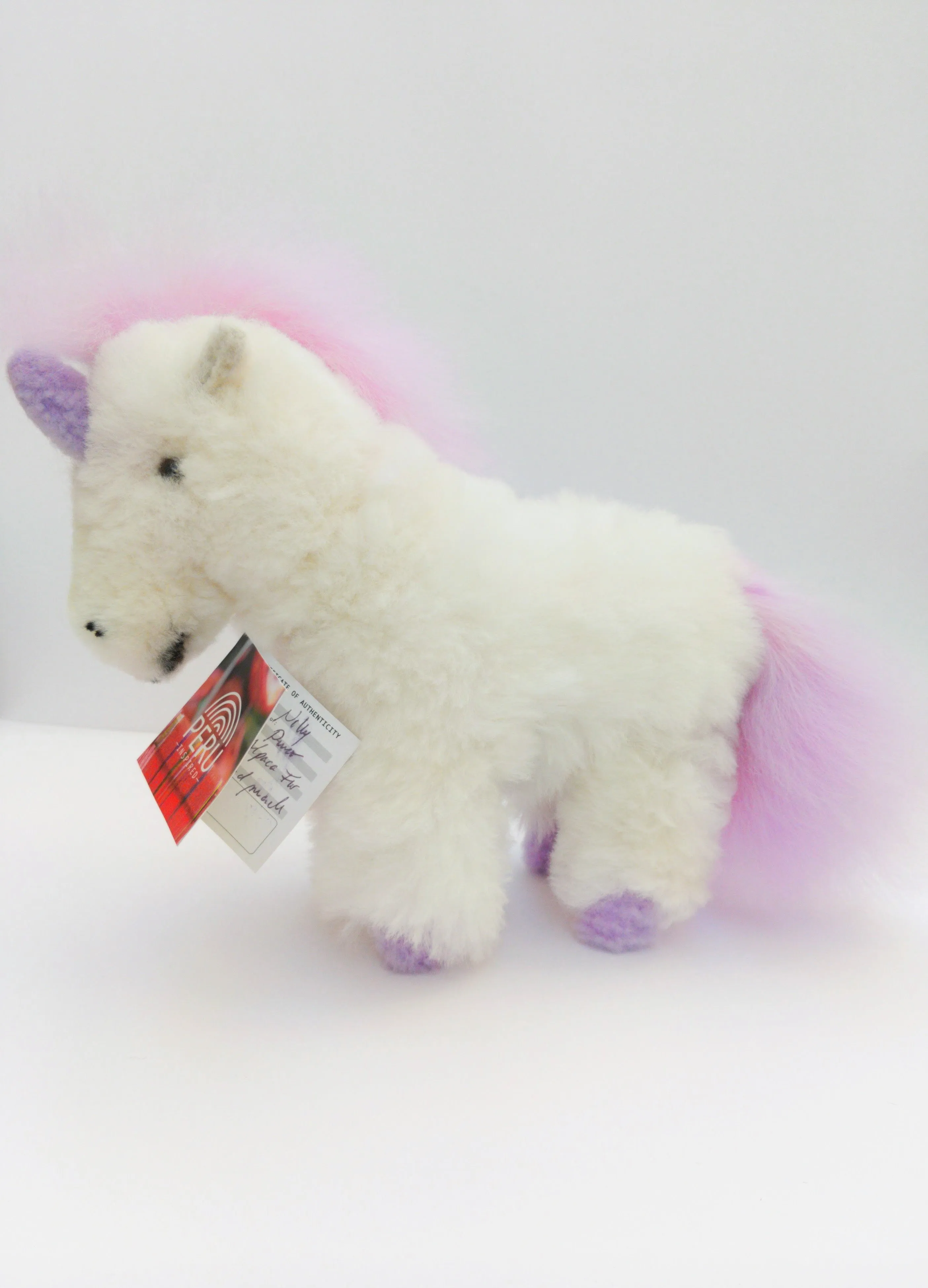 Alpaca Stuffed Unicorn Purple