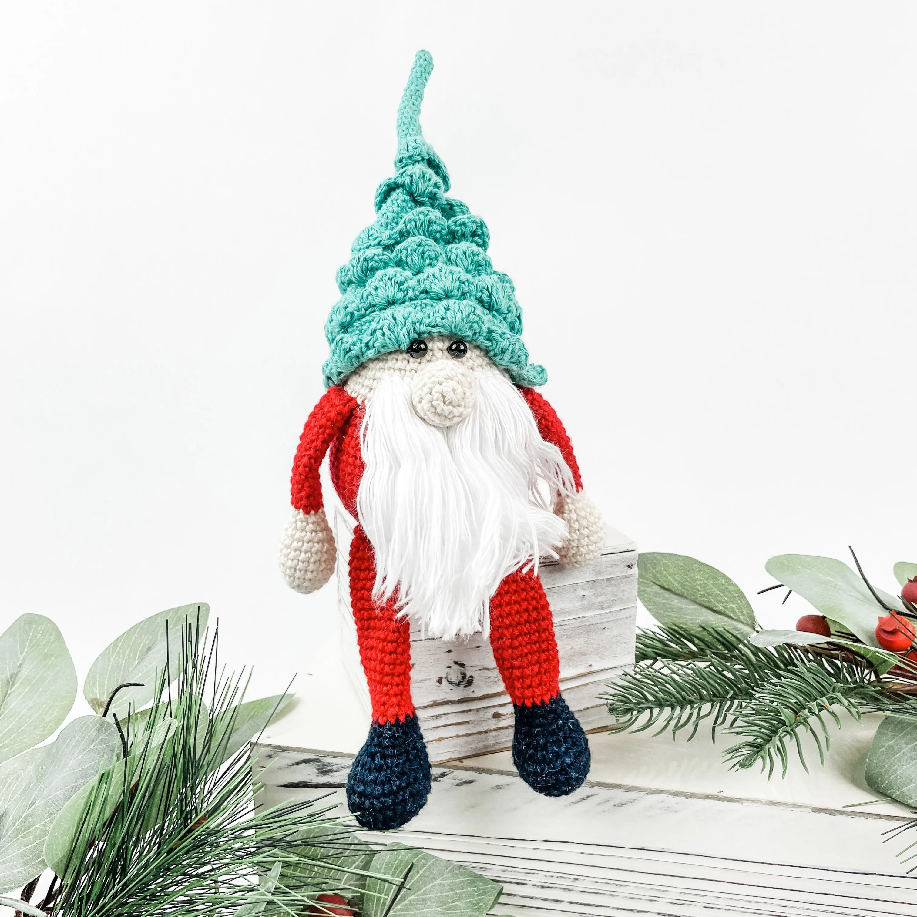 Amigurumi Gnome with Tree Hat