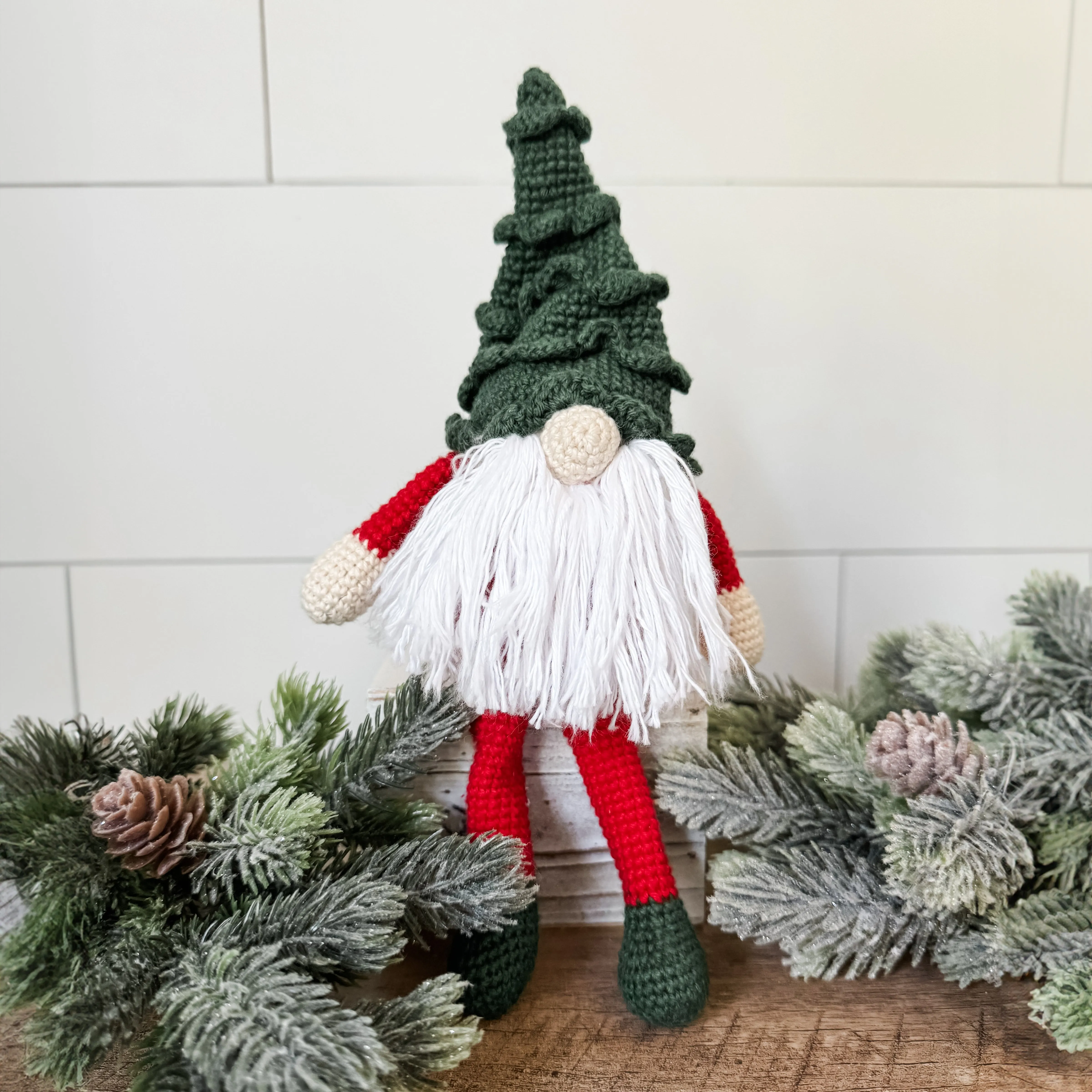 Amigurumi Gnome with Tree