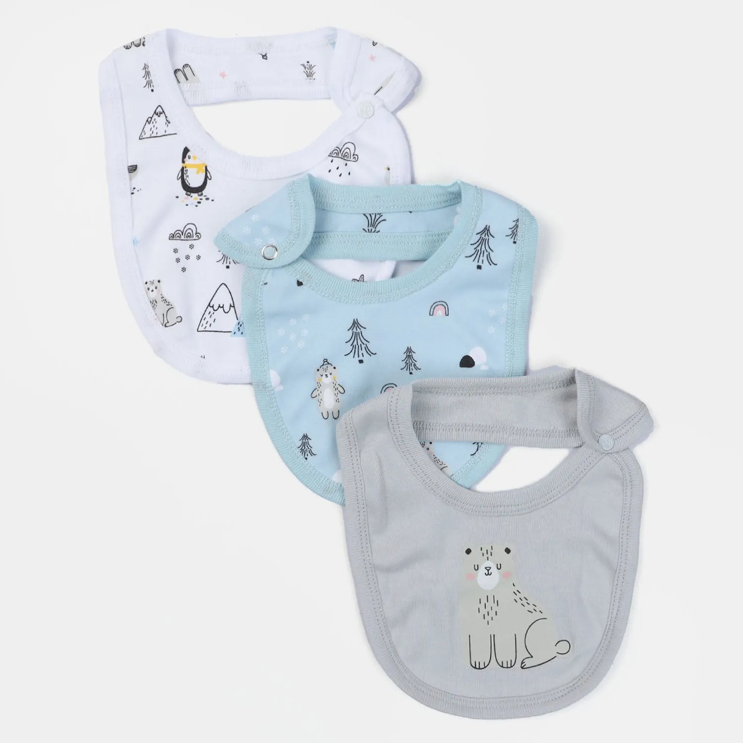 Baby Bibs Pack of 3PCs | Newborn