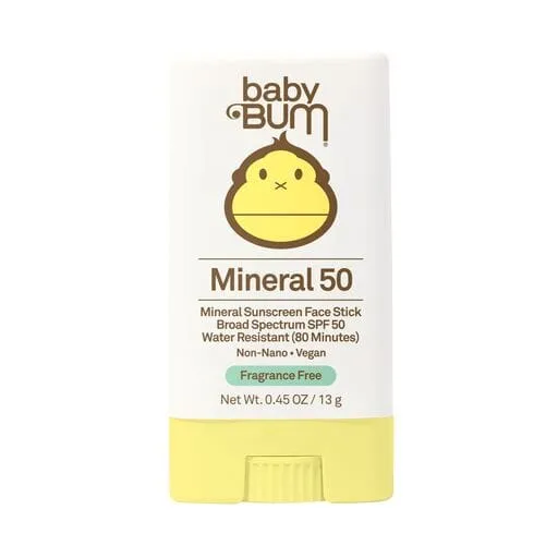 Baby Bum® SPF 50 Mineral Sunscreen Face Stick, Fragrance-Free, 0.45 oz