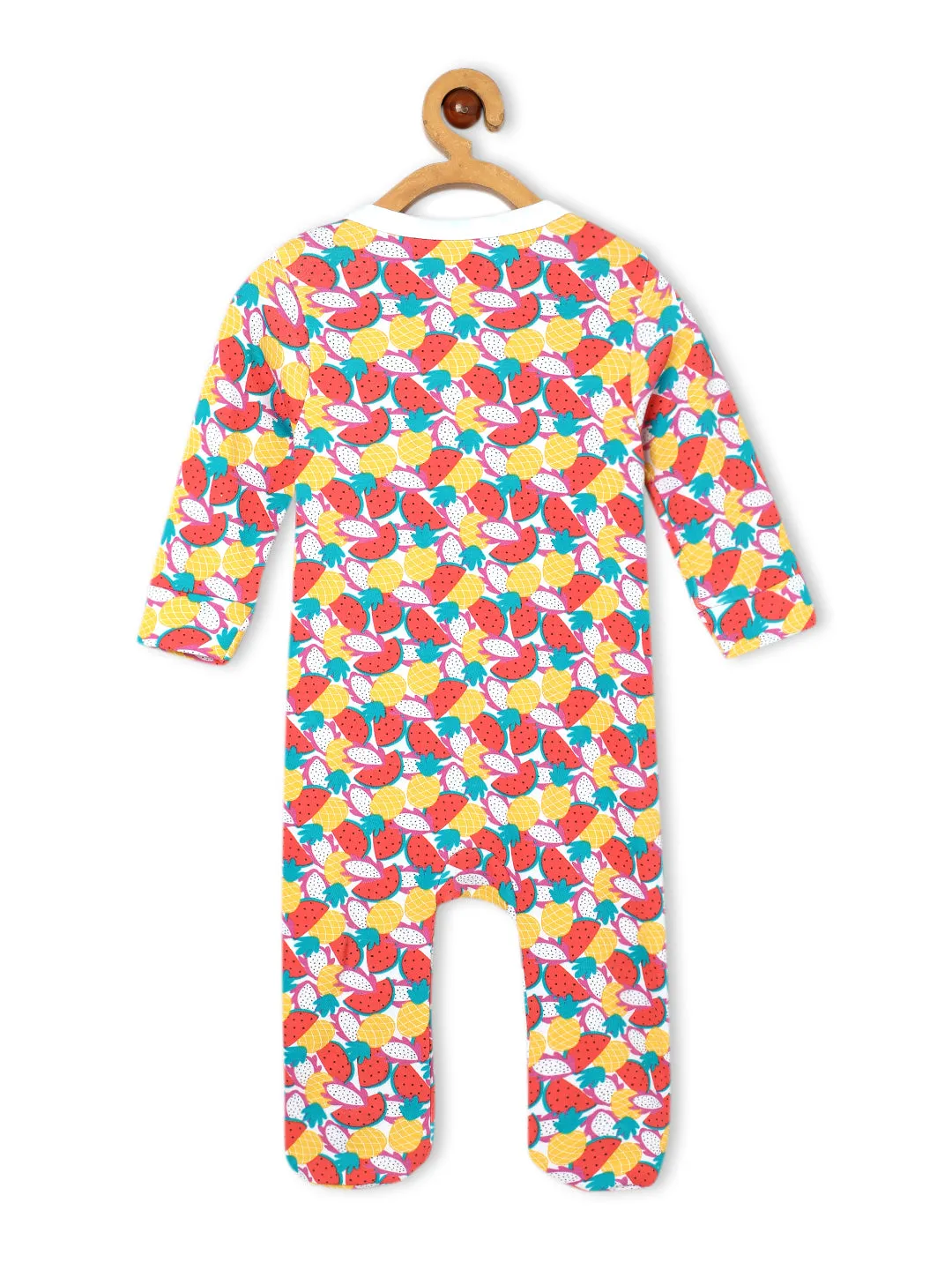 Baby Zipper Romper Combo Of 2: Fruitilicious-Berry Bites