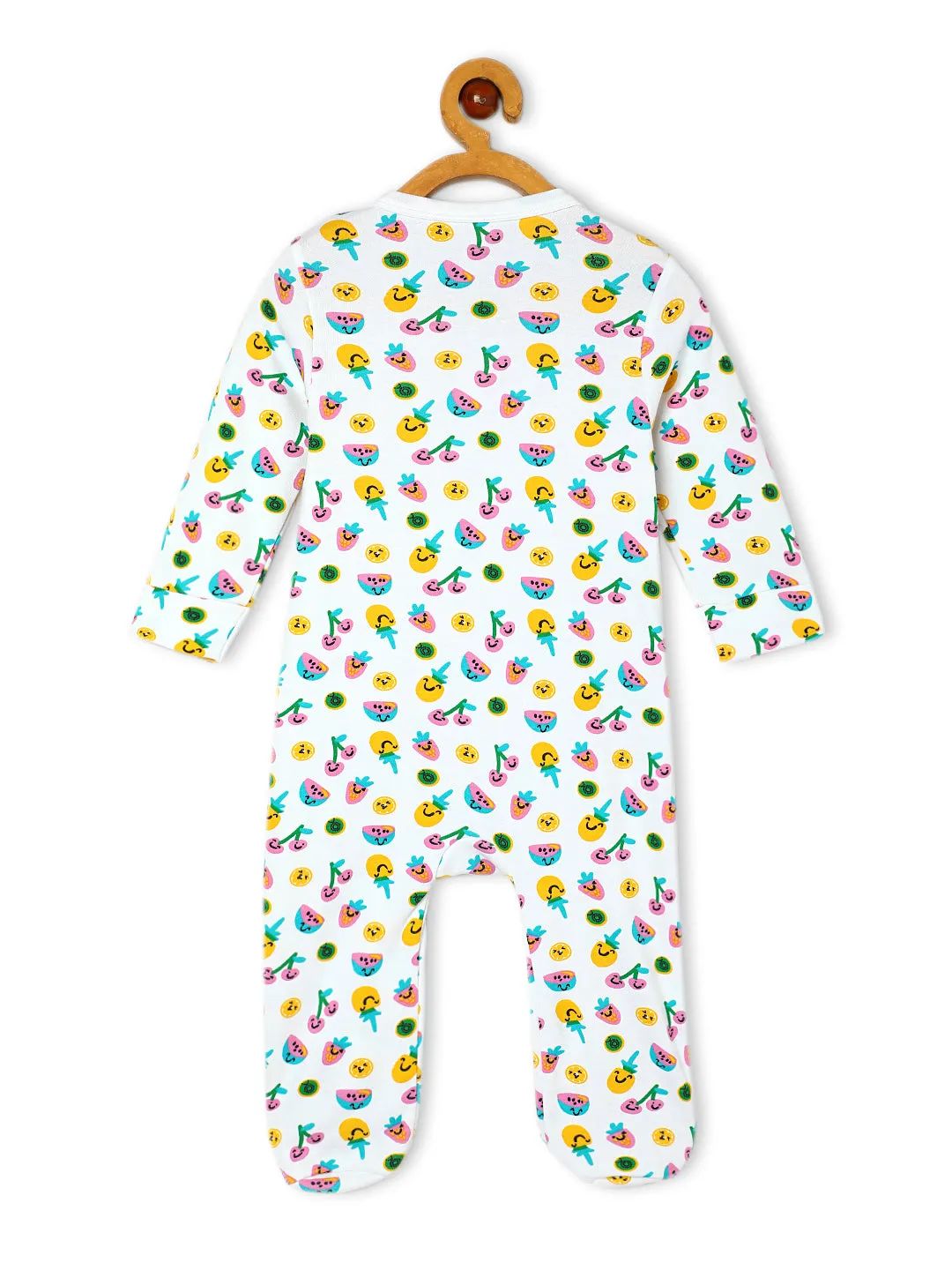 Baby Zipper Romper Combo Of 2: Fruitilicious-Berry Bites