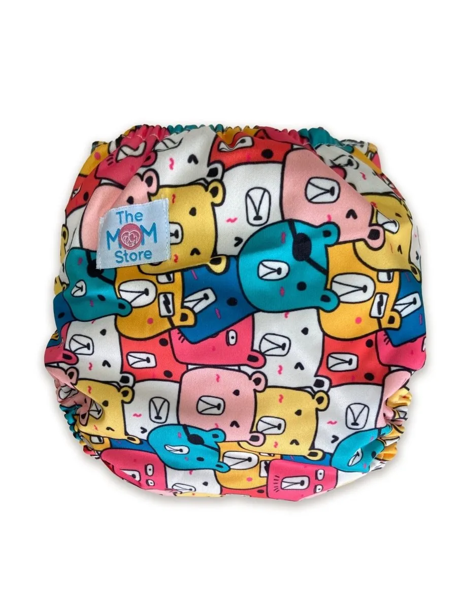 Bear Buddies Print- Reusable Diaper