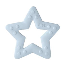 Bibs - Baby bitie teething toy Star, Baby Blue