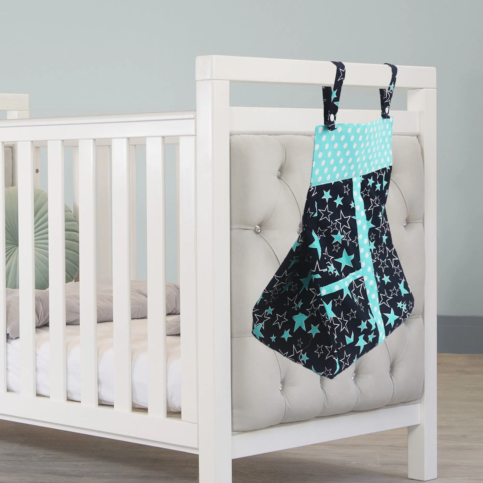 Black & Blue Star-Diaper & Nappy Stacker Multi-Purpose Storage for Essentials