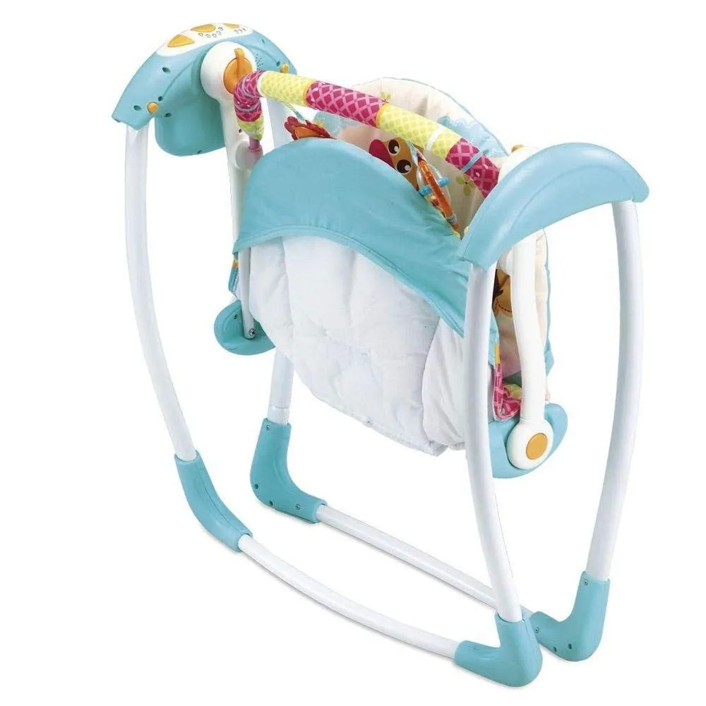 Blue Deluxe Portable Swing