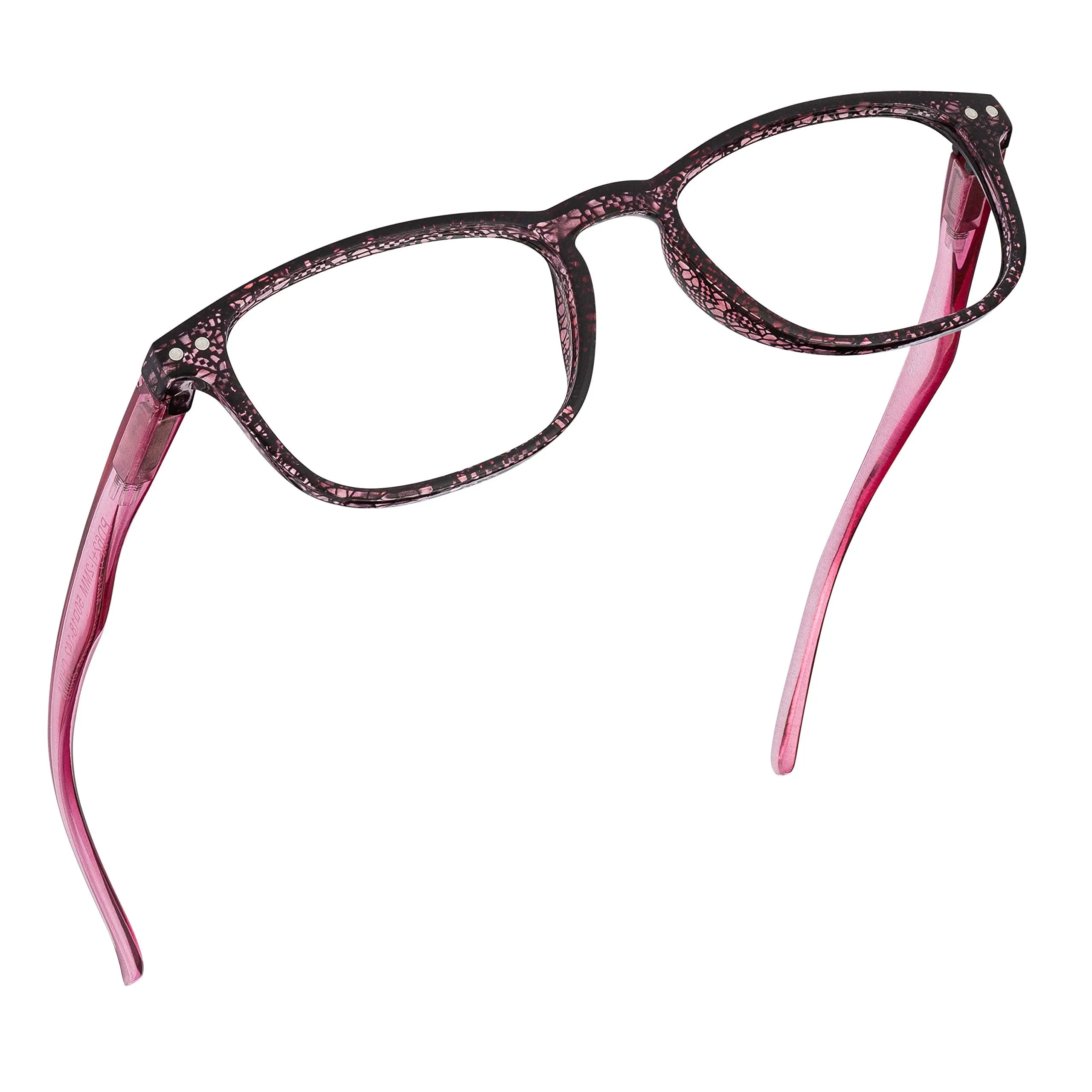 Blue-Light-Blocking-Reading-Glasses-Pink-3-00-Magnification-Computer-Glasses