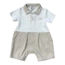 blues baby - Beige romper, BB1218