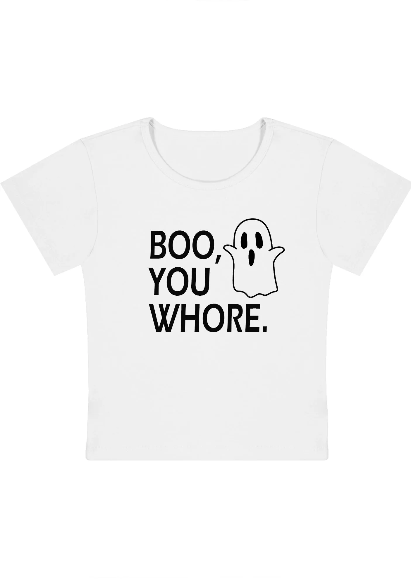 Boo You W Y2k Baby Tee