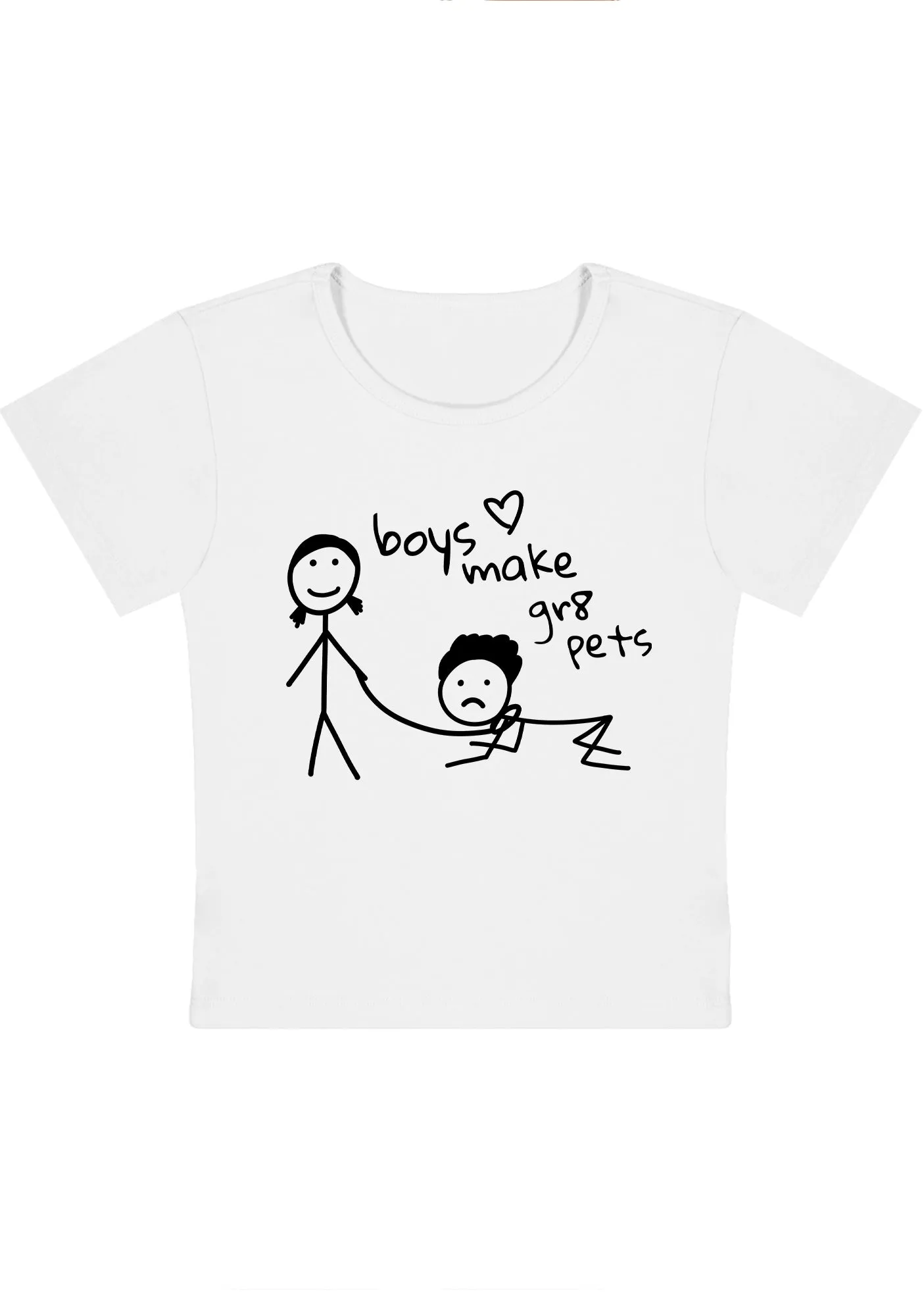 Boys Make Gr8 Pets Y2K Baby Tee