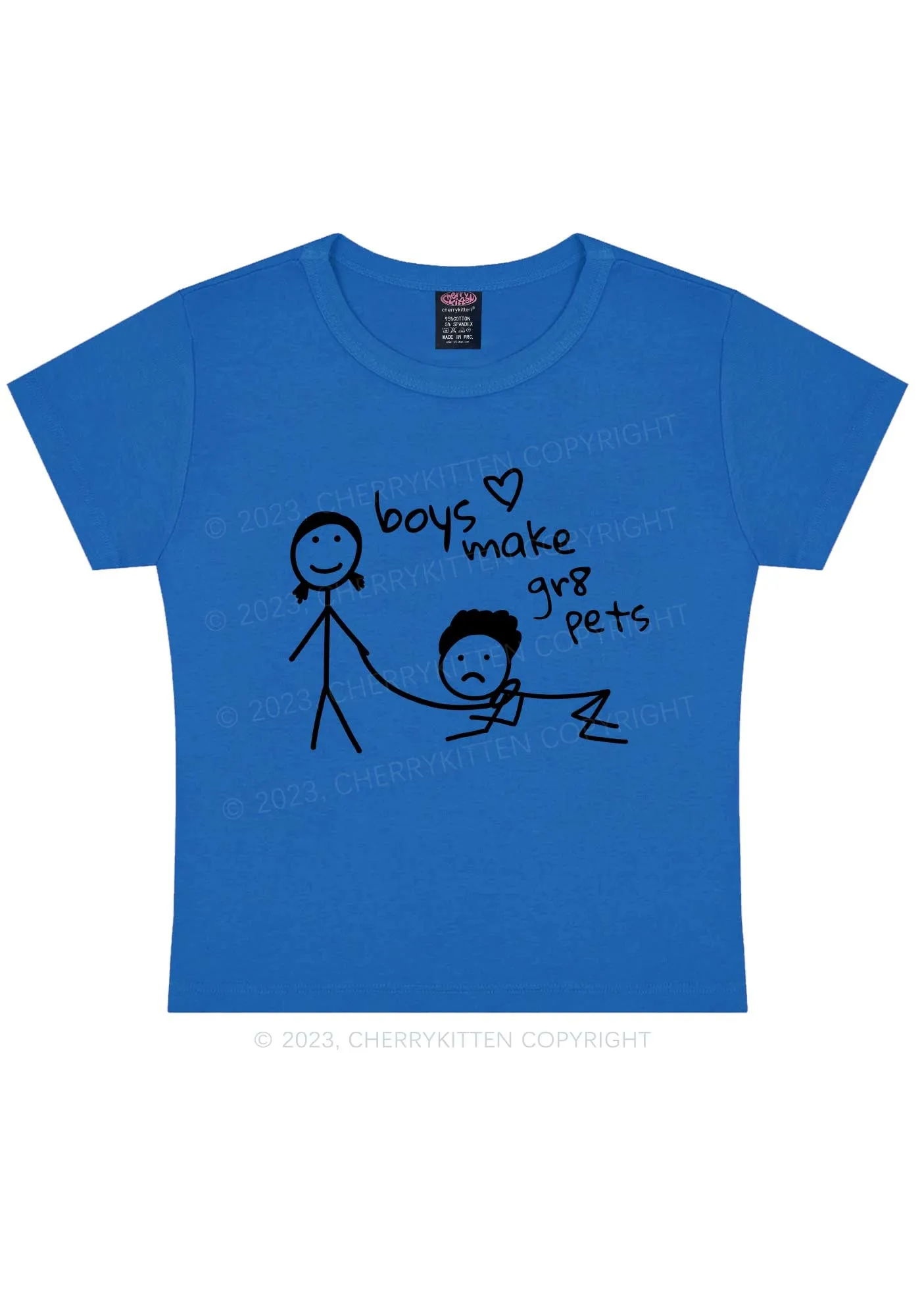 Boys Make Gr8 Pets Y2K Baby Tee