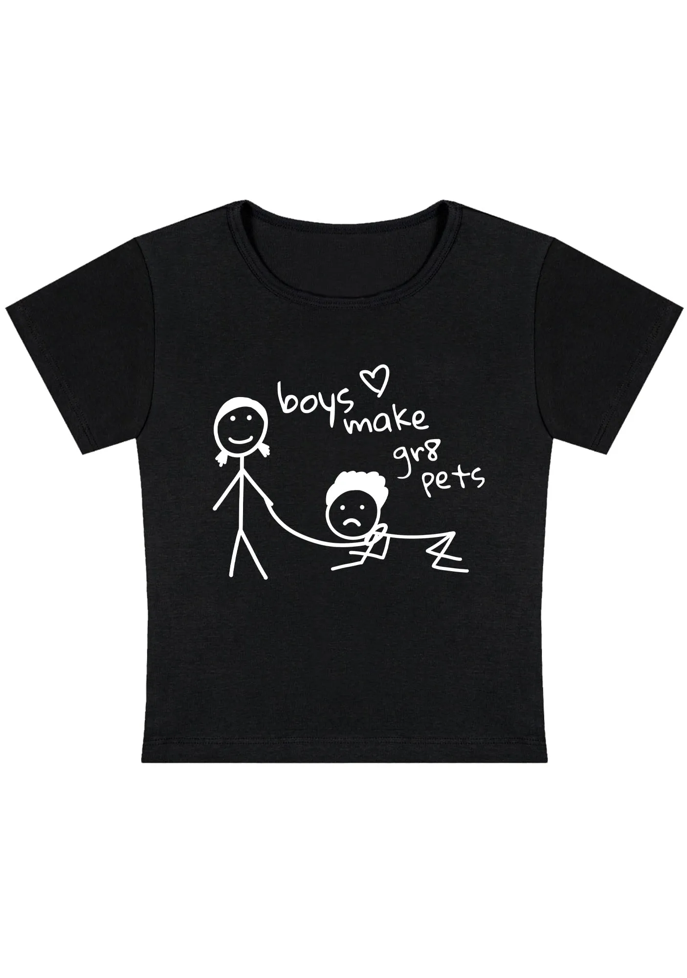 Boys Make Gr8 Pets Y2K Baby Tee