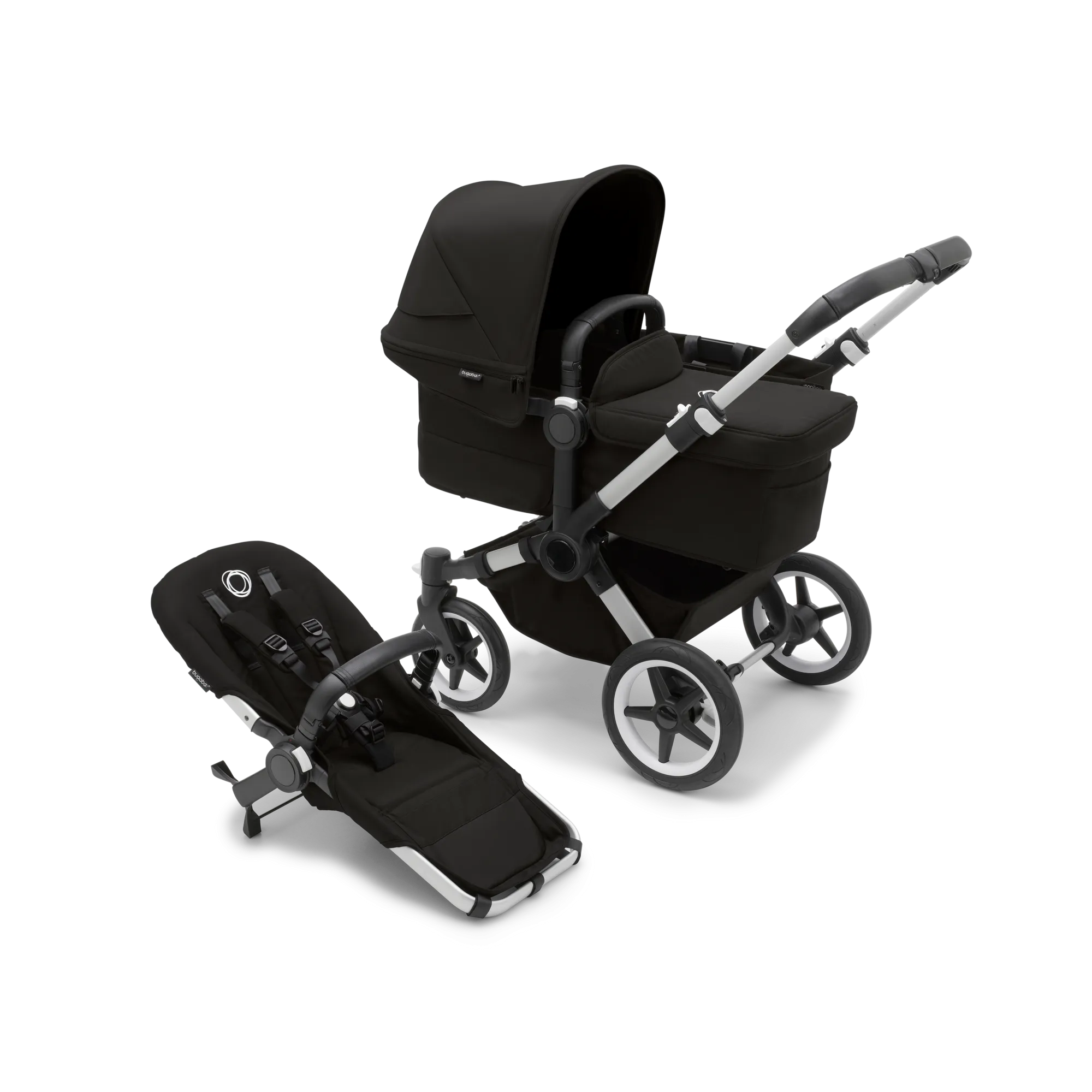 Bugaboo Donkey 5 Twin Double Stroller - Complete Set (2 Seats and 2 Bassinets)