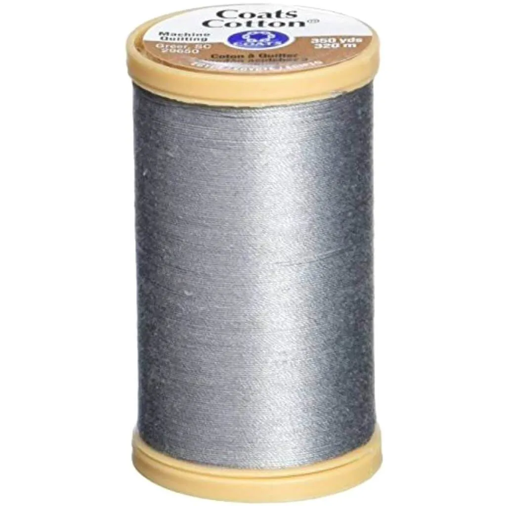 Coats Machine Quilting Cotton Thread 350yds Slate