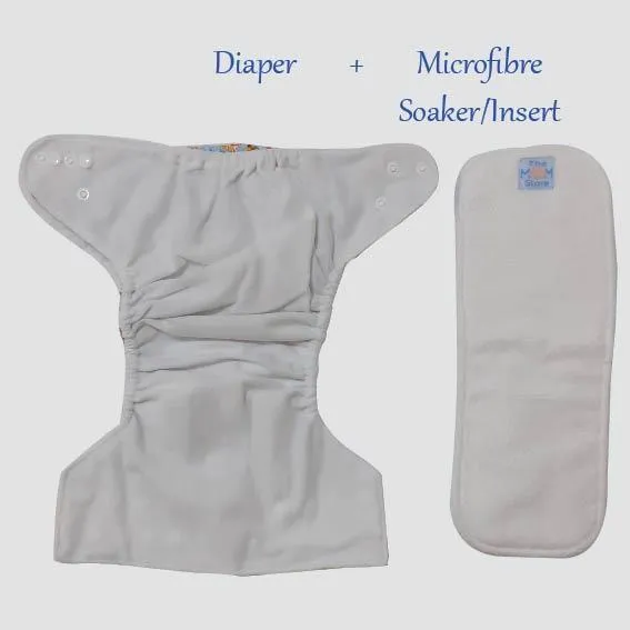 Combo of 5 Reusable Diapers - Option C