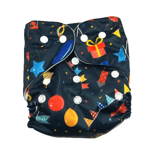 Combo of 5 Reusable Diapers - Option D