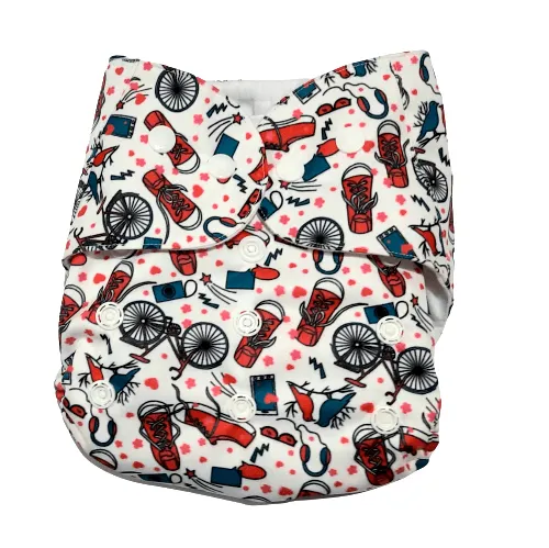 Combo of 5 Reusable Diapers - Option D