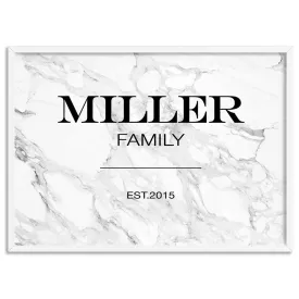 Custom Personalised Family in Marfa Style - Art Print