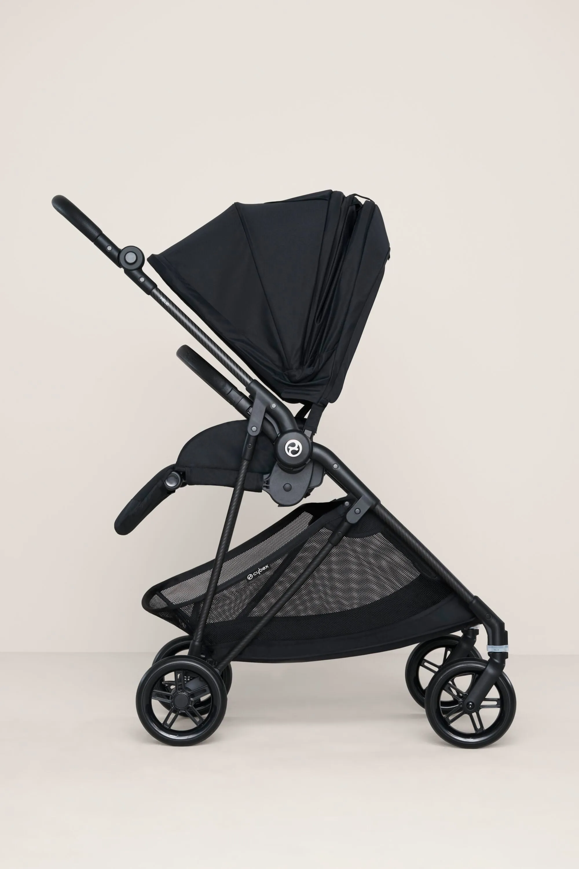 Cybex Melio Carbon 3 Stroller with Aton G SensorSafe Travel System