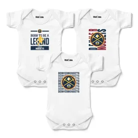 Denver Nuggets 3-Pack Bodysuits