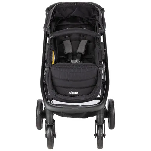 Diono Quantum 4 3-in-1 Travel System with LiteClik 30 R SafePlus Infant Car Seat & Base