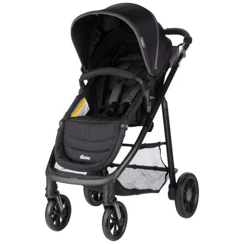 Diono Quantum 4 3-in-1 Travel System with LiteClik 30 R SafePlus Infant Car Seat & Base