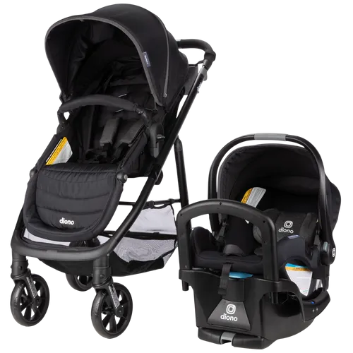 Diono Quantum 4 3-in-1 Travel System with LiteClik 30 R SafePlus Infant Car Seat & Base