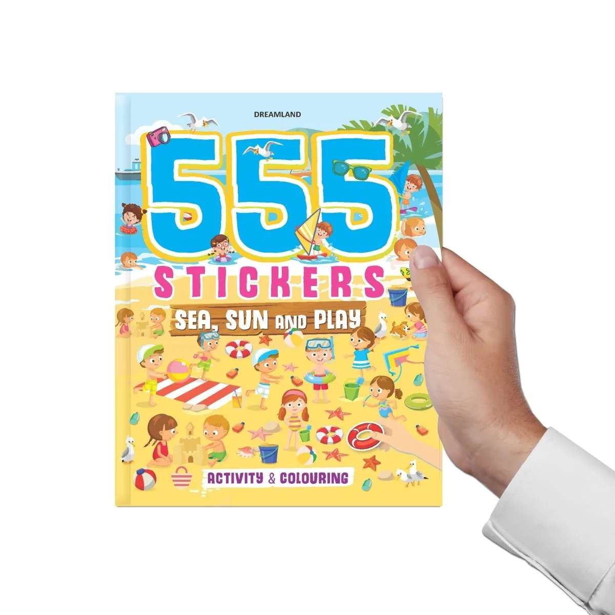 Dreamland Publications 555 Stickers And Activity Books Pack (Pack of 2 Books)