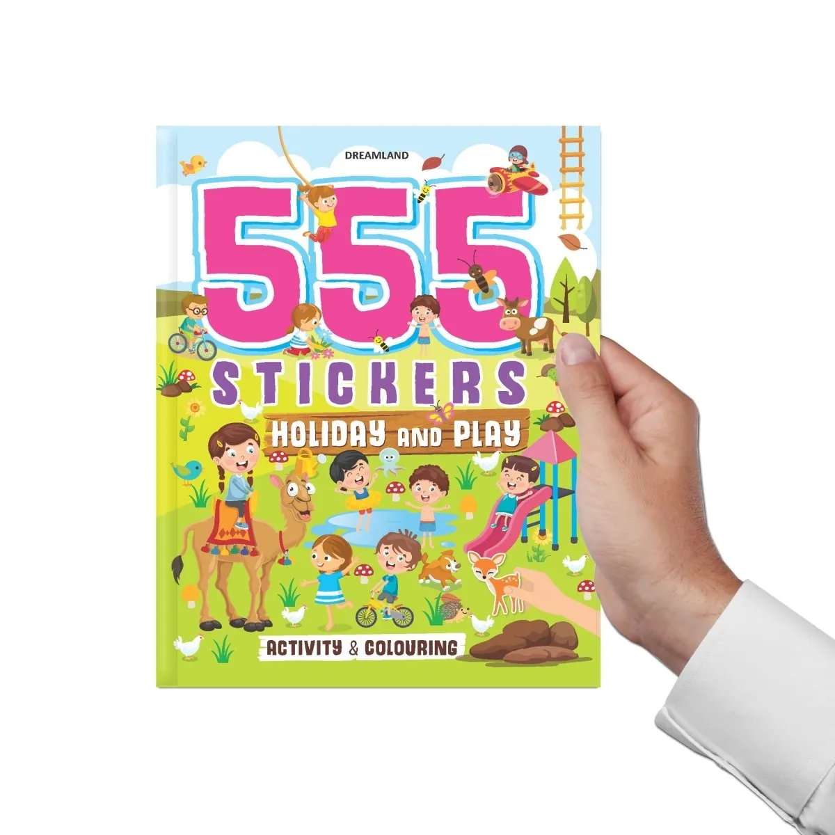 Dreamland Publications 555 Stickers And Activity Books Pack (Pack of 2 Books)