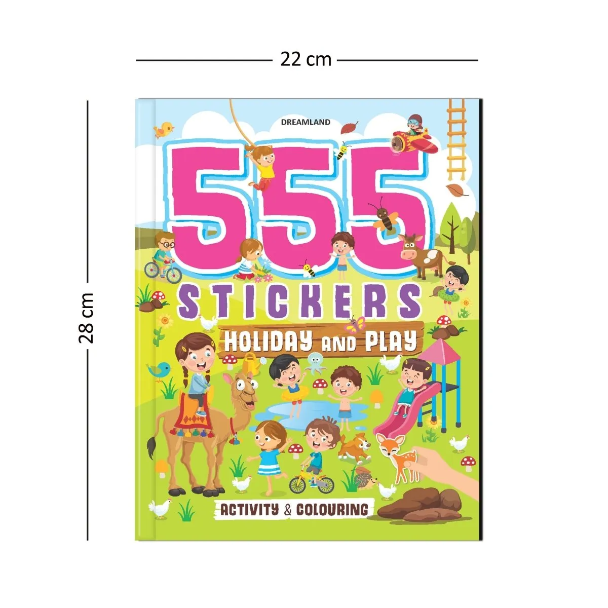 Dreamland Publications 555 Stickers And Activity Books Pack (Pack of 2 Books)