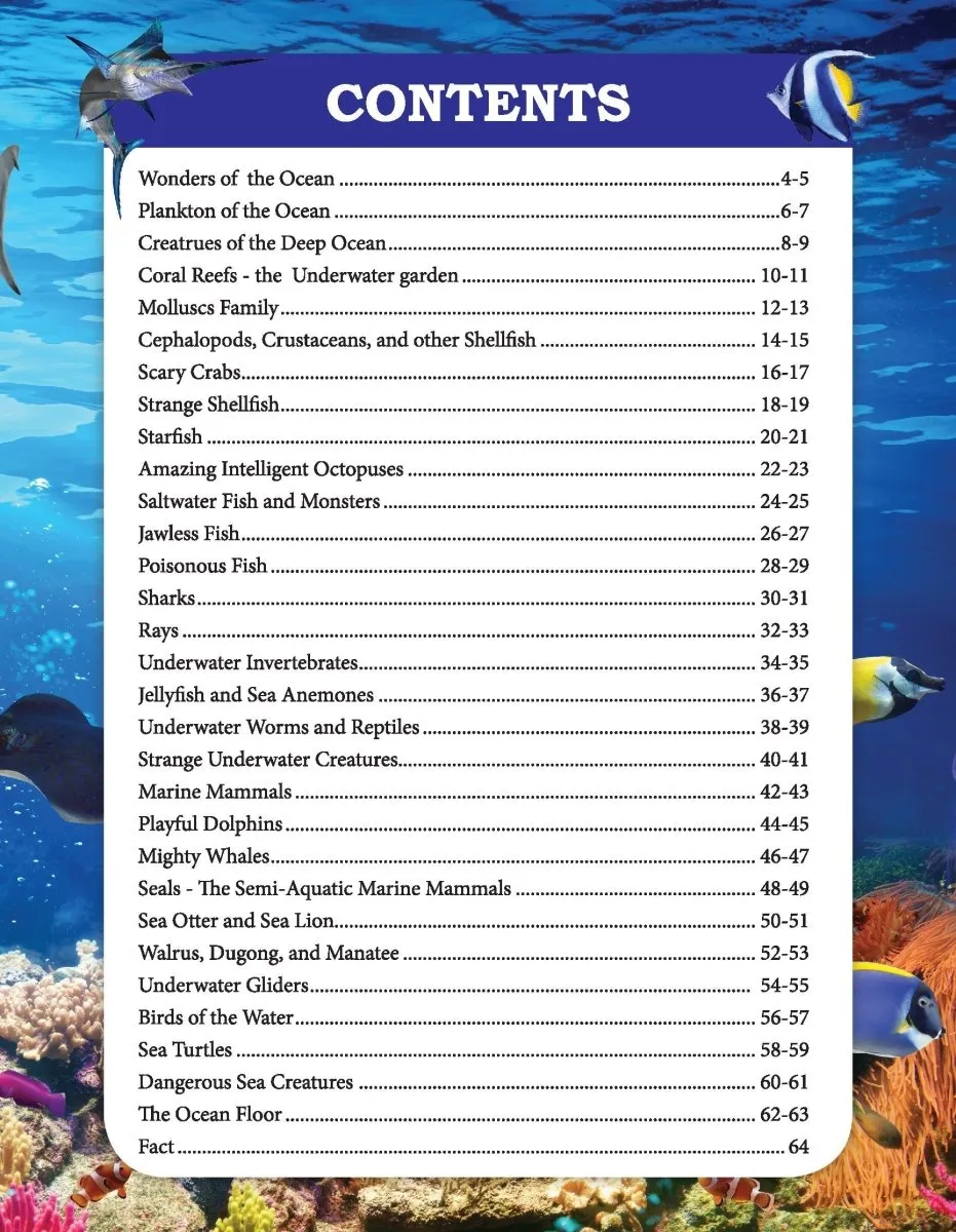 Dreamland Publications Explore Ocean World Encyclopedia