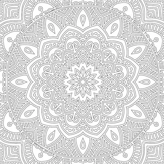 Dreamland Publications Refreshing Mandala- Colouring Book For Adults Book 1