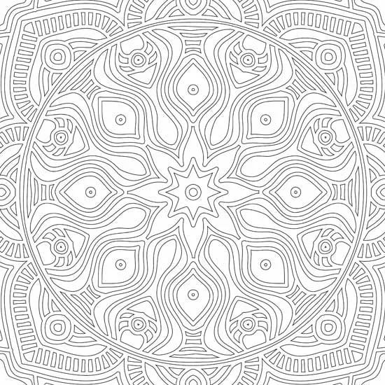 Dreamland Publications Refreshing Mandala- Colouring Book For Adults Book 1