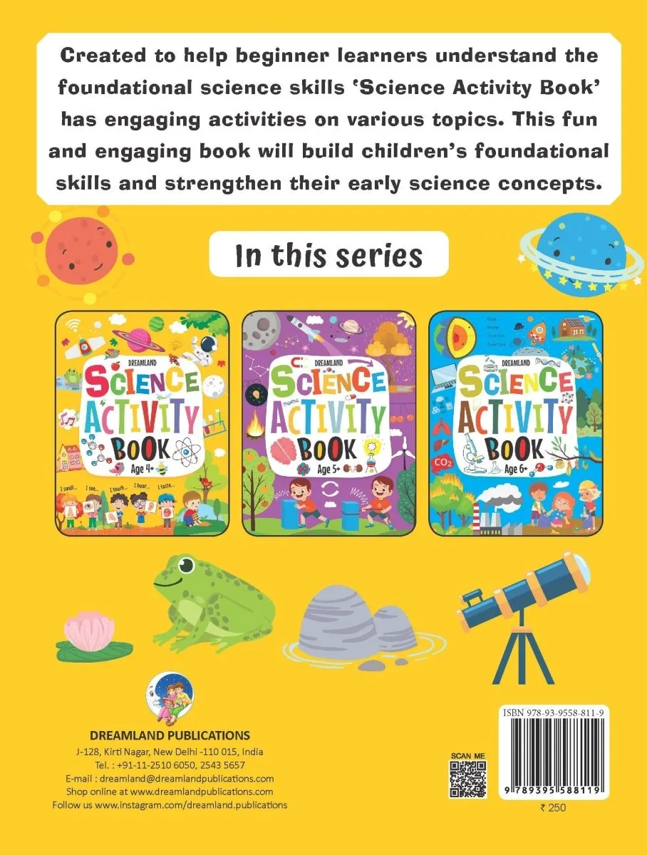 Dreamland Publications Science Activity Book Age 4 