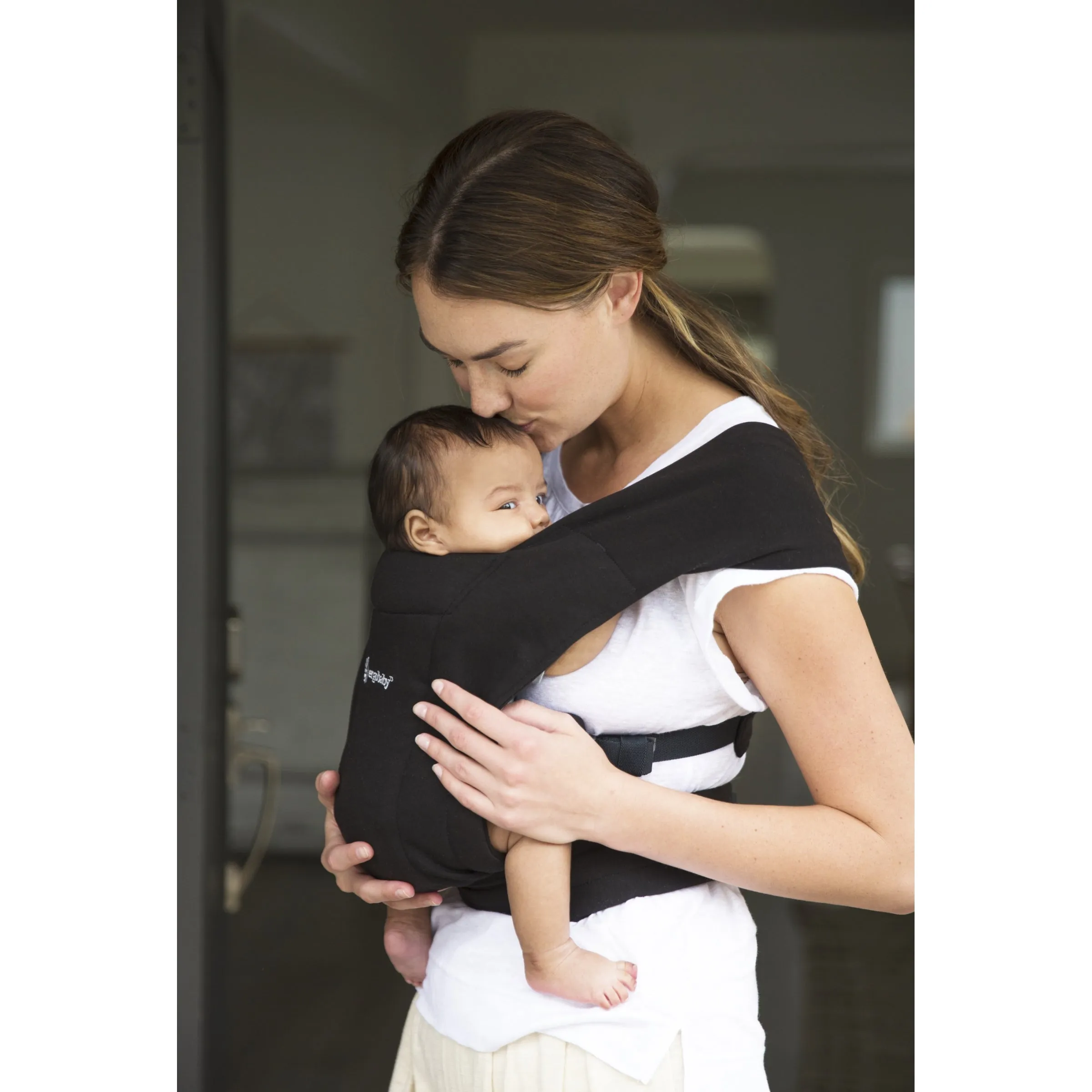 Embrace Three Position Baby Carrier - Solid Black