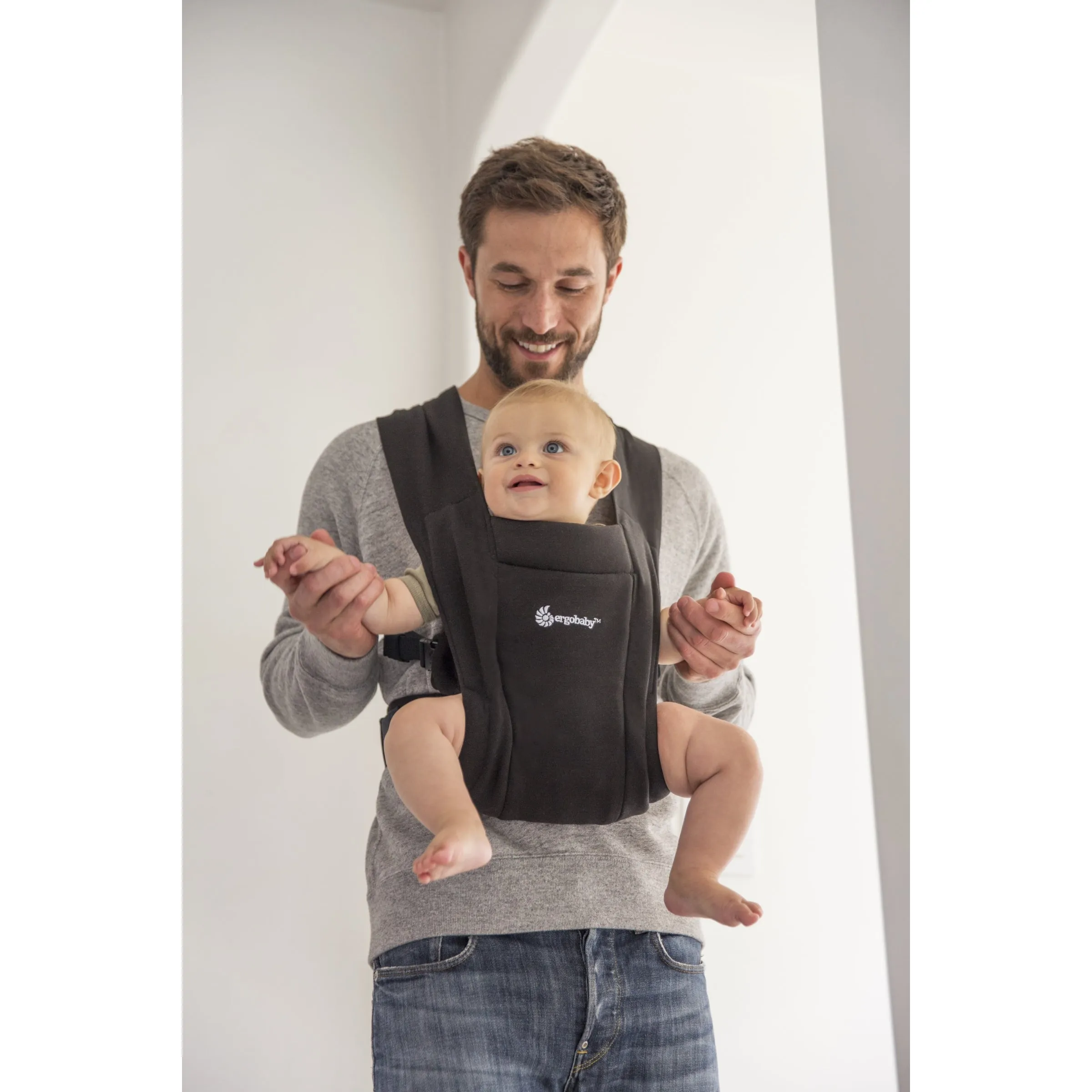 Embrace Three Position Baby Carrier - Solid Black