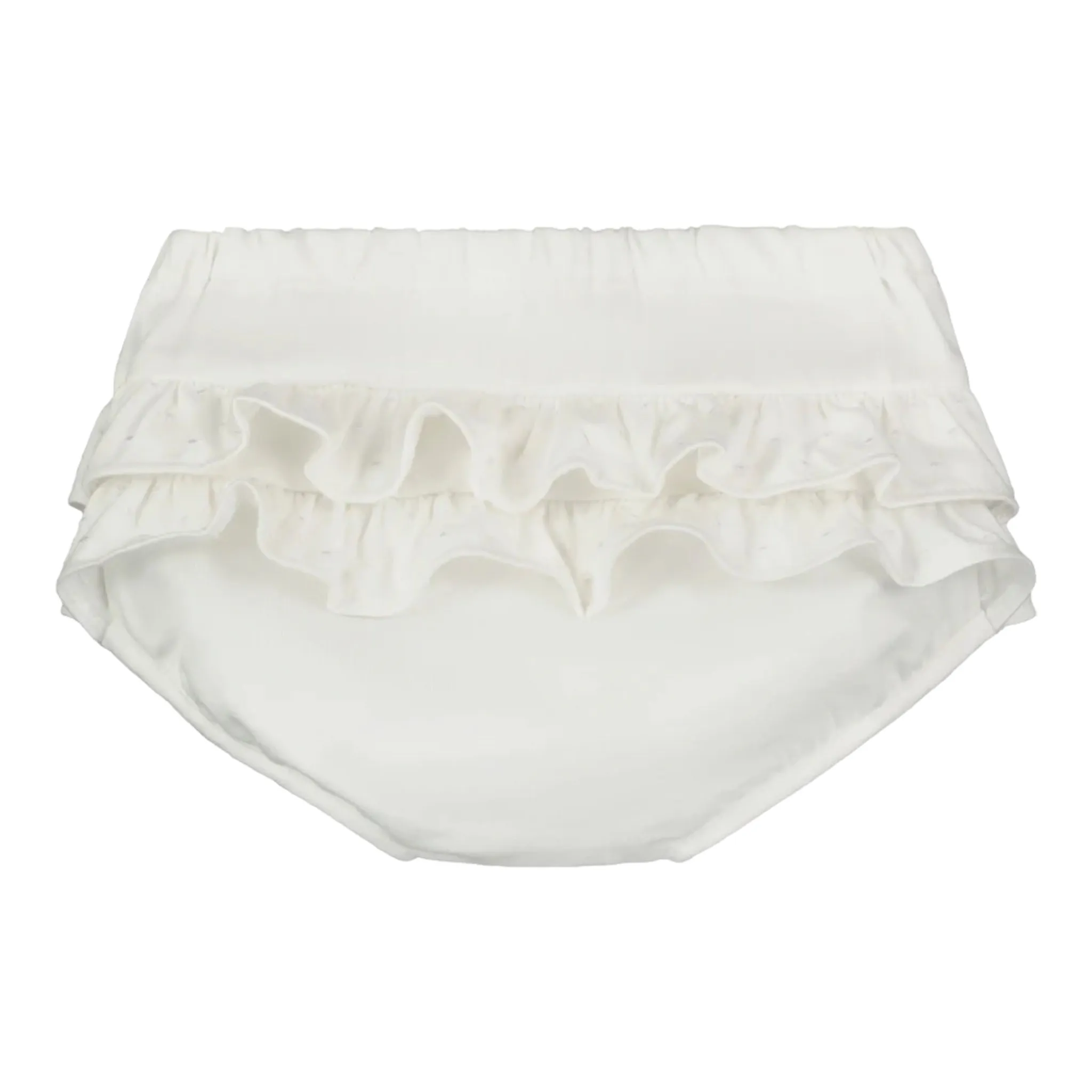 Emile et Rose - White Frilly pants, Flossie