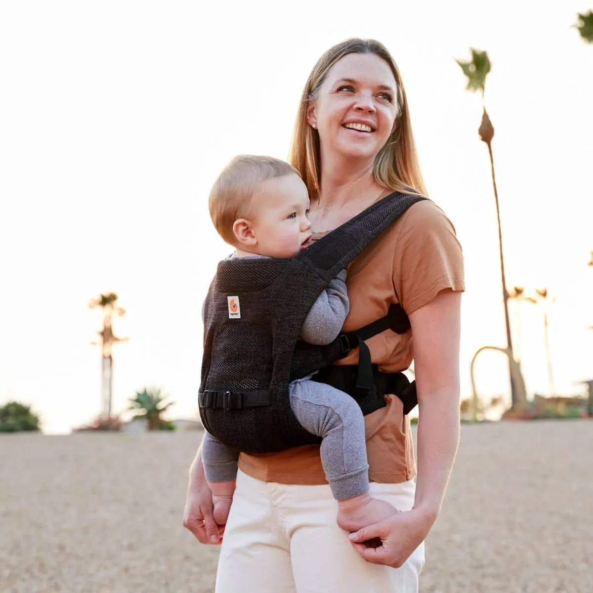 Ergobaby Aerloom Baby Carrier - Charcoal/Black