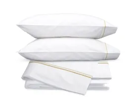 Essex Champagne Embroidered Hotel Sheet Set by Matouk