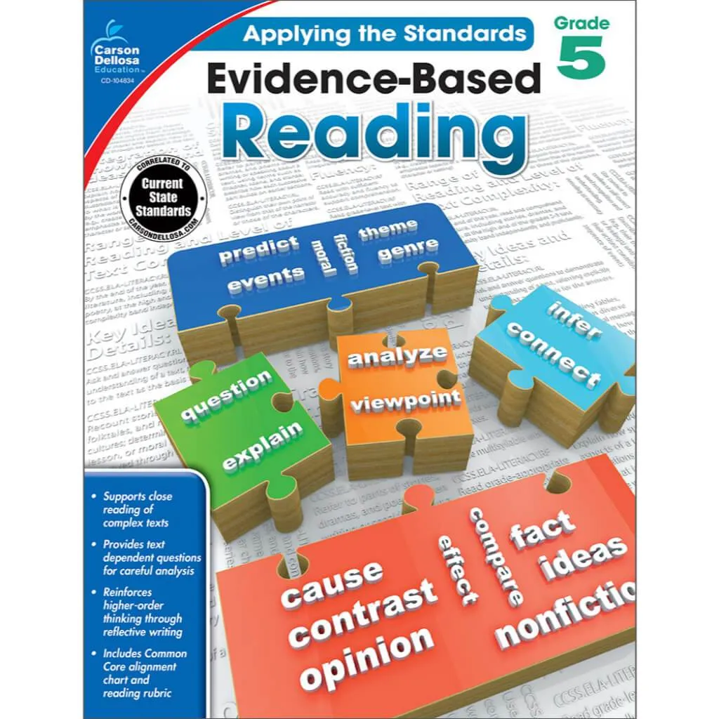 Evidence-Based Reading Workbook Grade 5