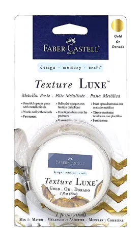 Faber-Castell Texture Luxe Metallic Paste Gold