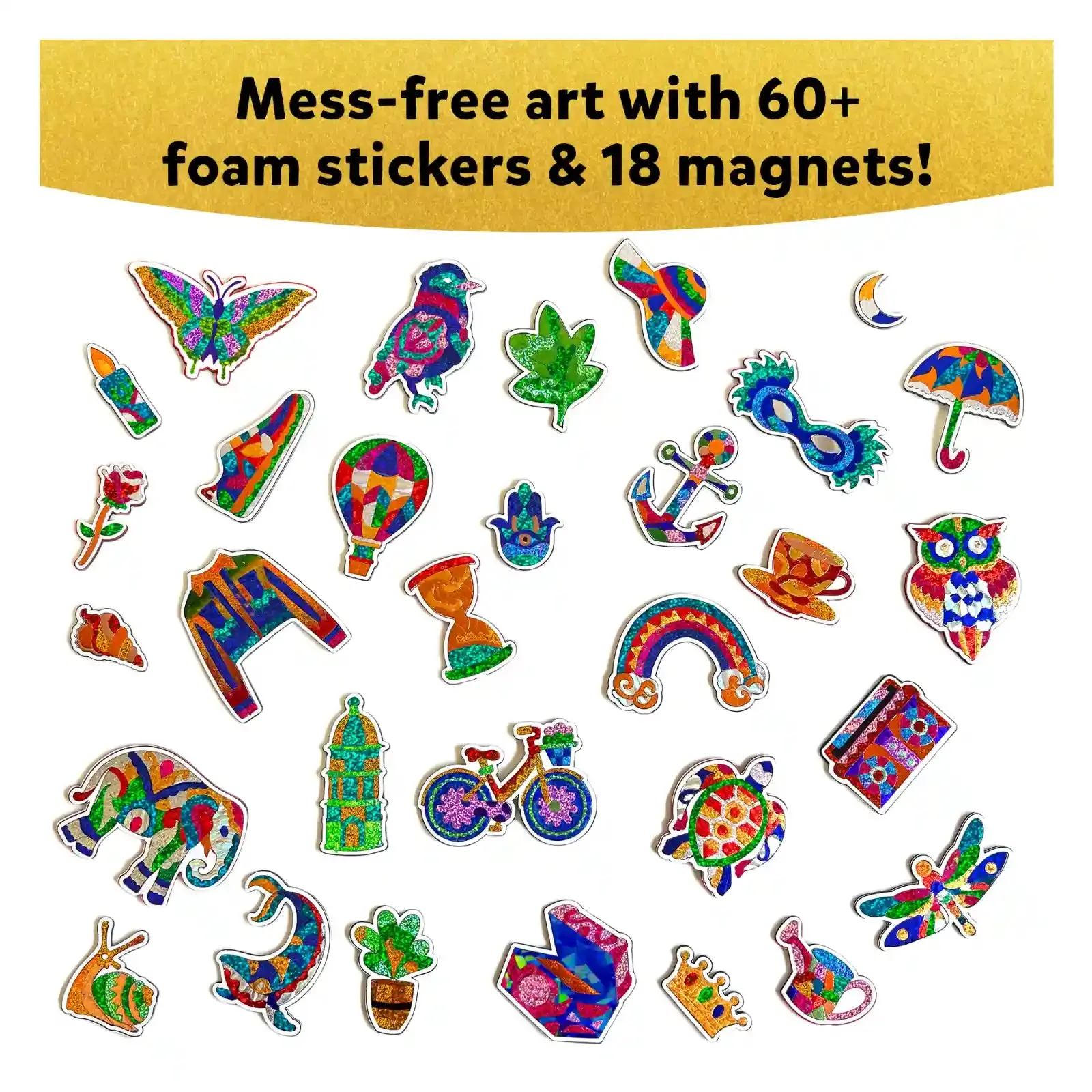 Foil Fun: Pretty Patterns |  No Mess Art Kit (ages 7 )