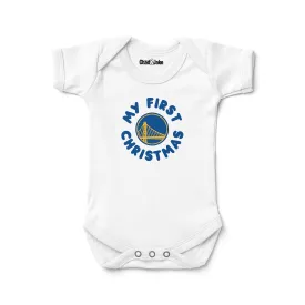 Golden State Warriors "My First Christmas" Bodysuit