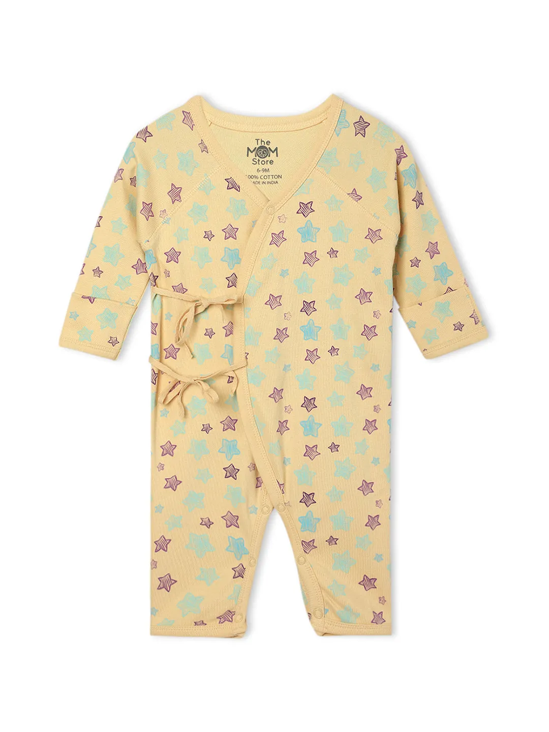 Jabla Infant Romper Combo Of 3: The Astros-Cloudy Celios-The Sun Crown